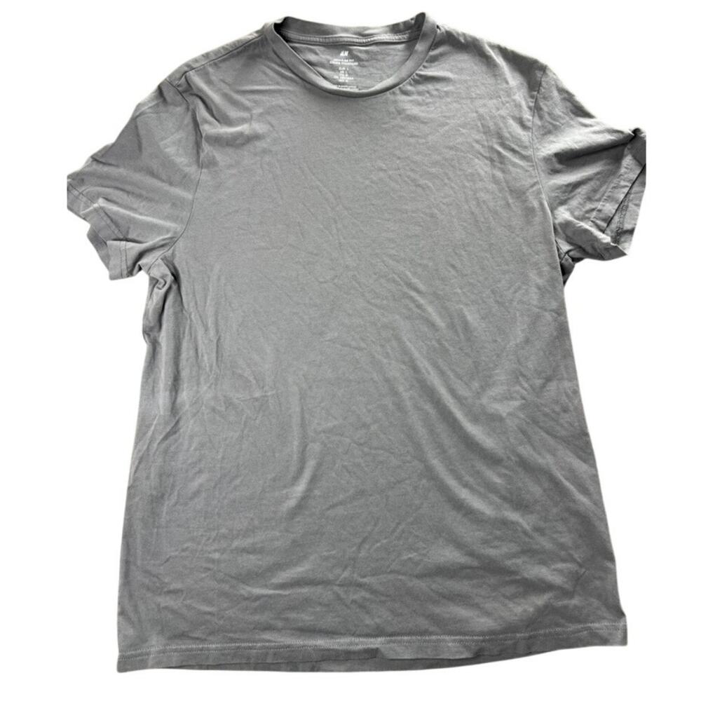 Mens H&M Grey TShirt Size Large